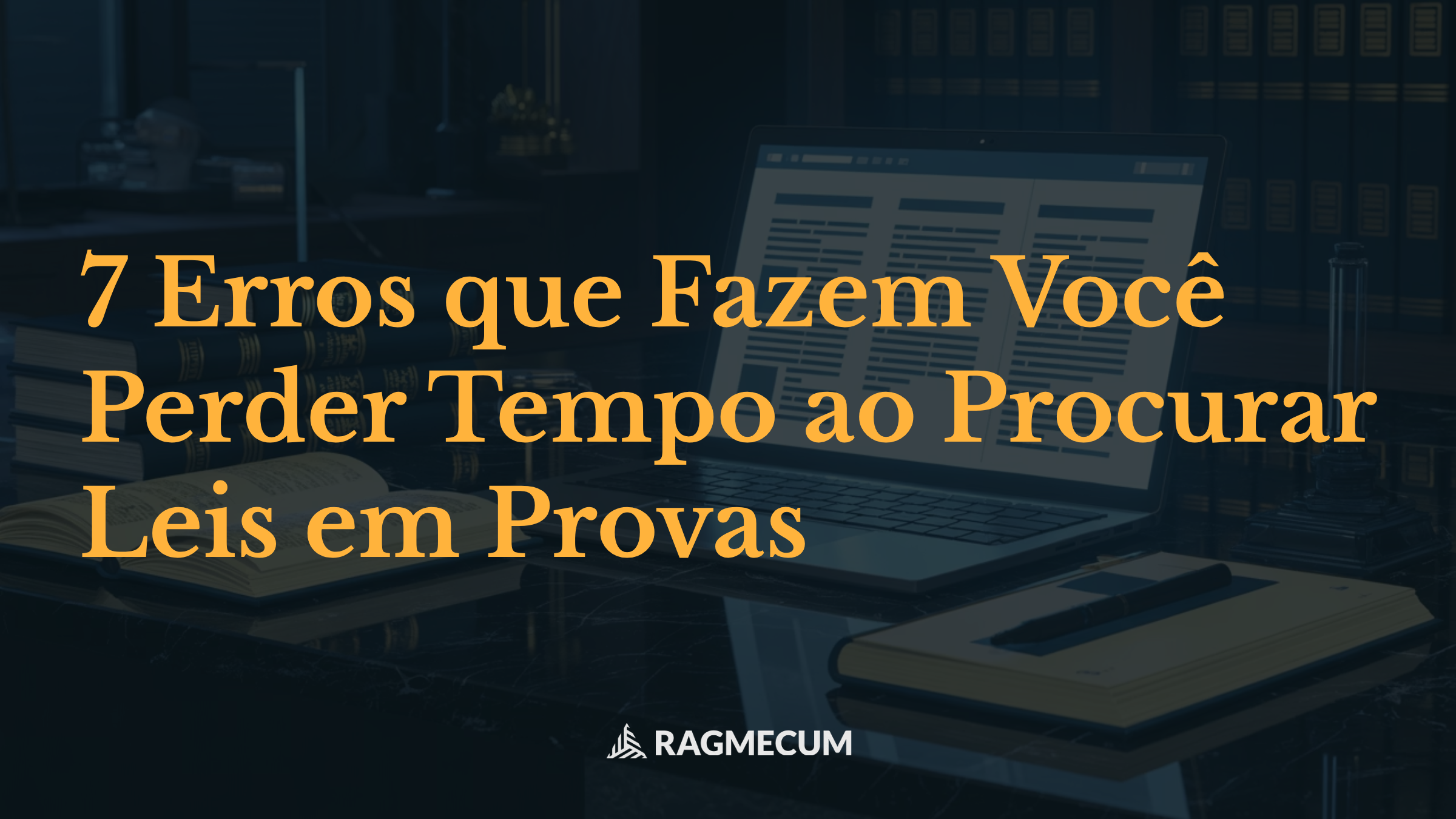 7 Erros que Fazem Você Perder Tempo ao Procurar Leis em Provas