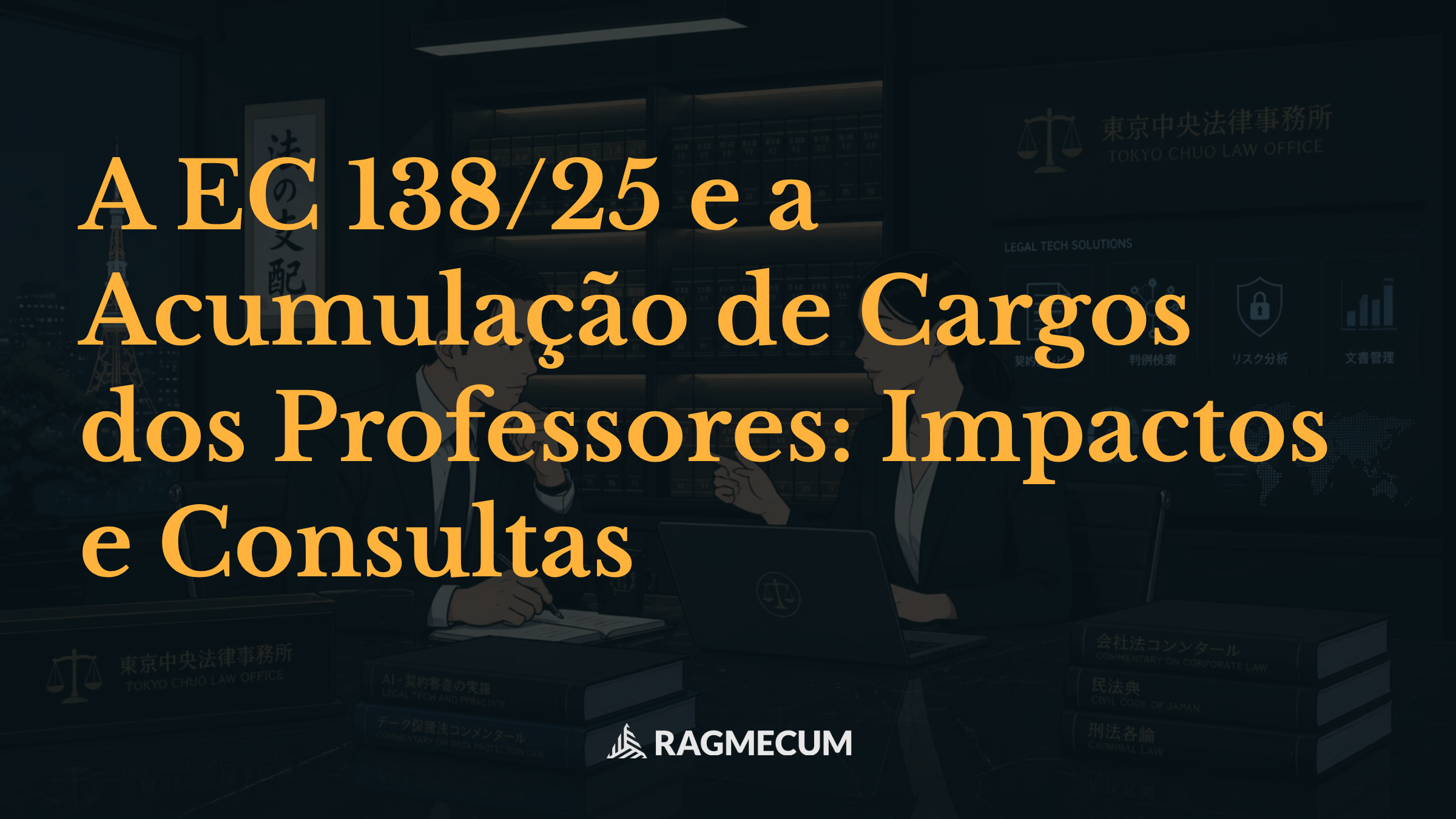 A EC 138/25 e a Acumulação de Cargos dos Professores: Impactos e Consultas