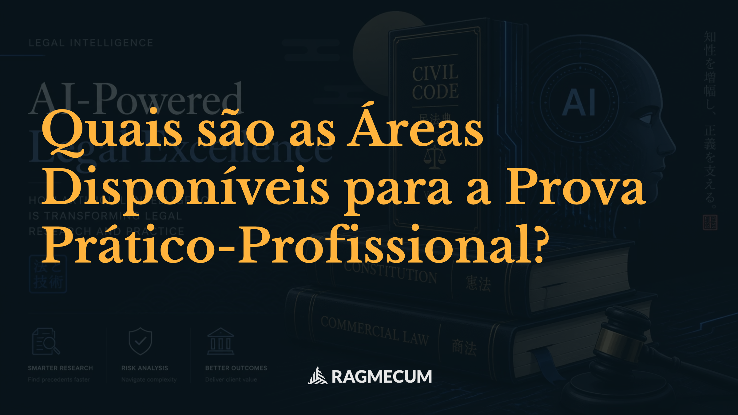 Quais são as Áreas Disponíveis para a Prova Prático-Profissional?