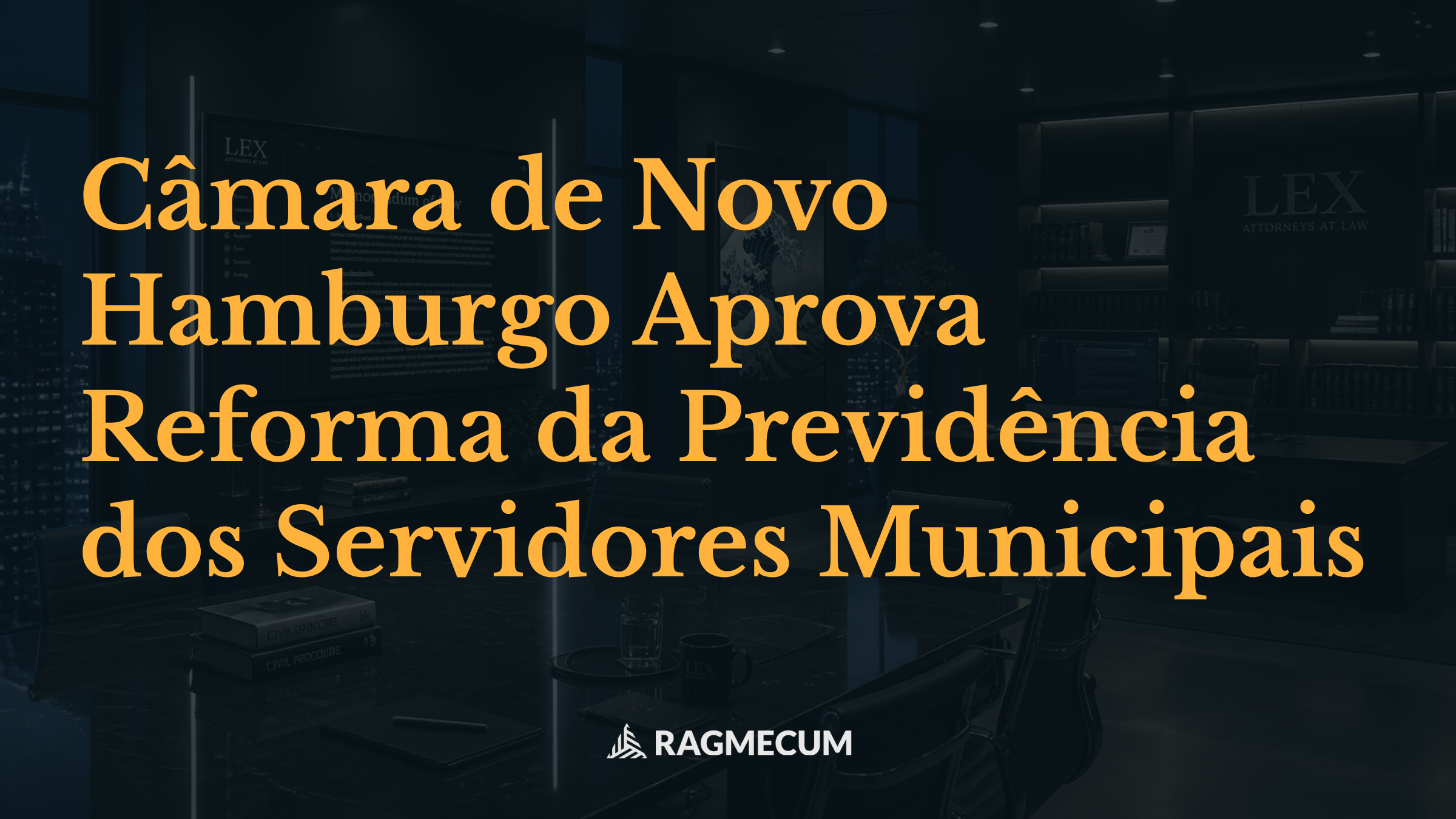 Câmara de Novo Hamburgo Aprova Reforma da Previdência dos Servidores Municipais