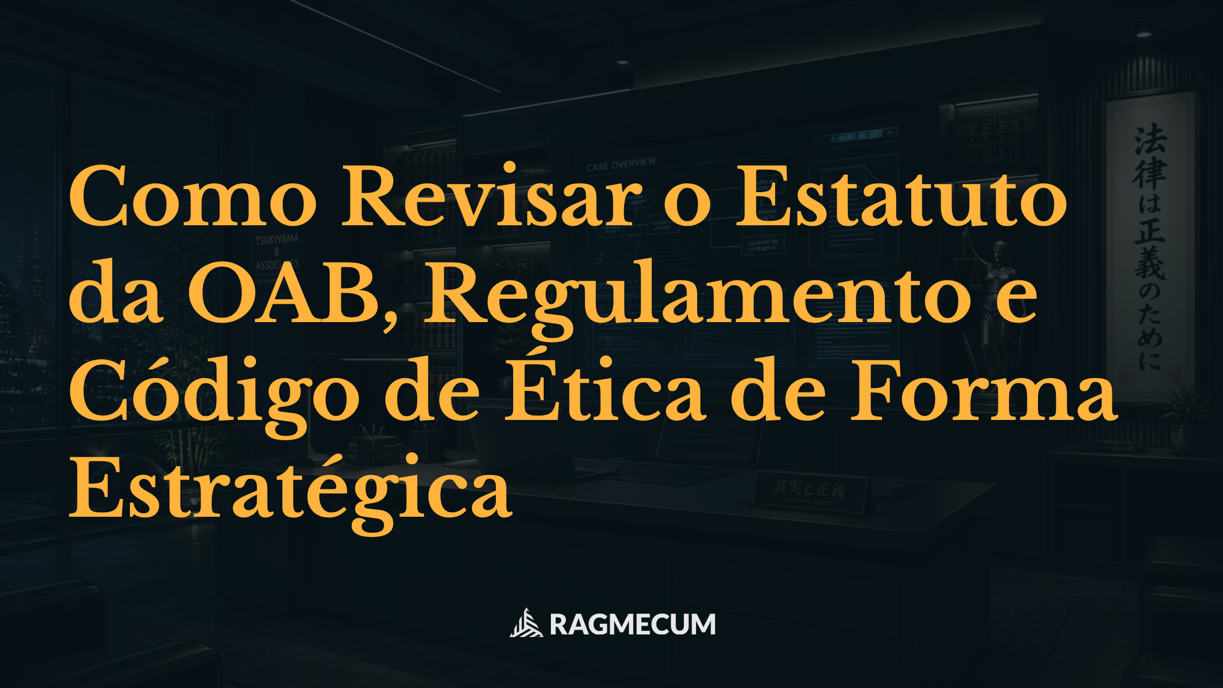 Como Revisar o Estatuto da OAB, Regulamento e Código de Ética de Forma Estratégica