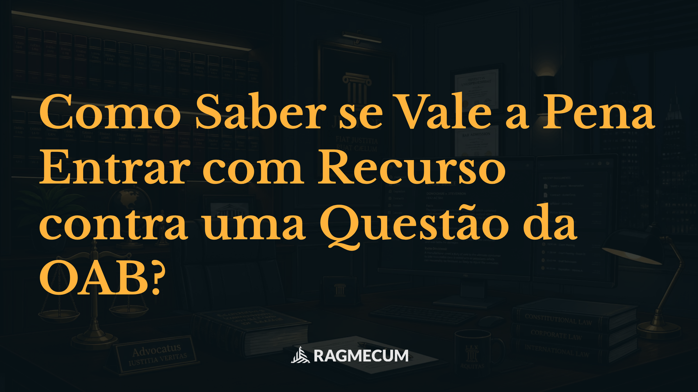 Como Saber se Vale a Pena Entrar com Recurso contra uma Questão da OAB?