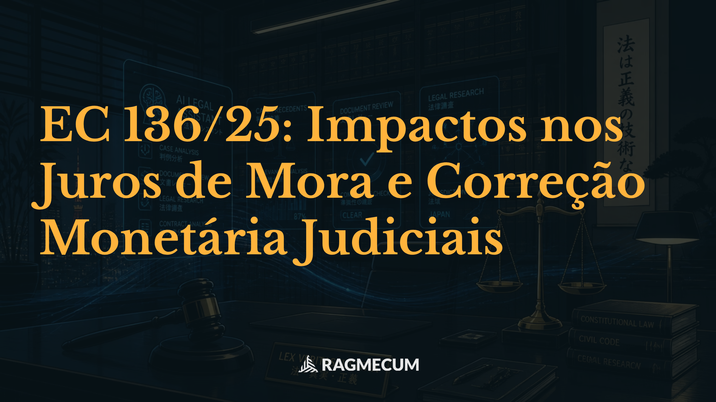 EC 136/25: Impactos nos Juros de Mora e Correção Monetária Judiciais