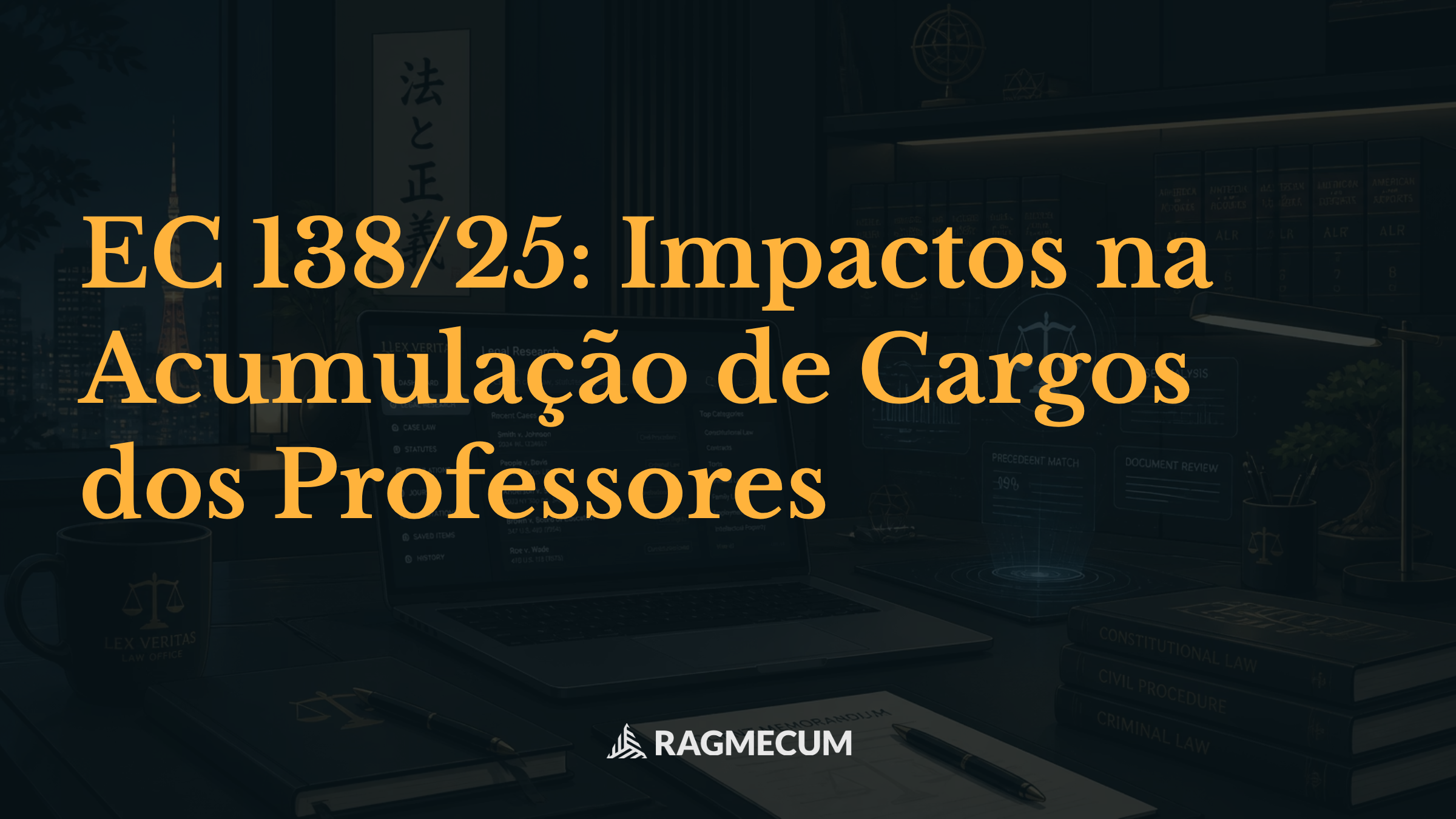 EC 138/25: Impactos na Acumulação de Cargos dos Professores