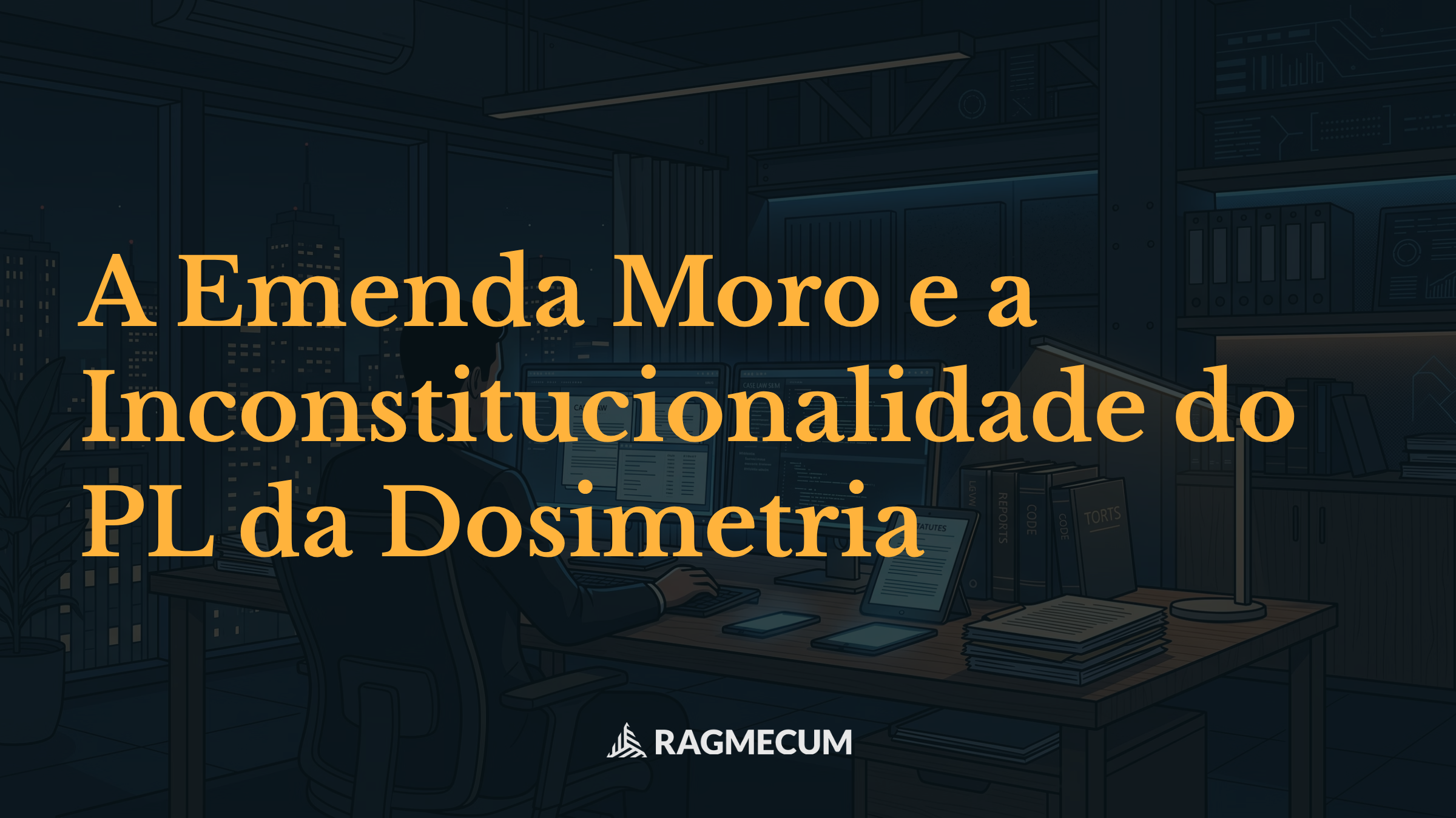 A Emenda Moro e a Inconstitucionalidade do PL da Dosimetria