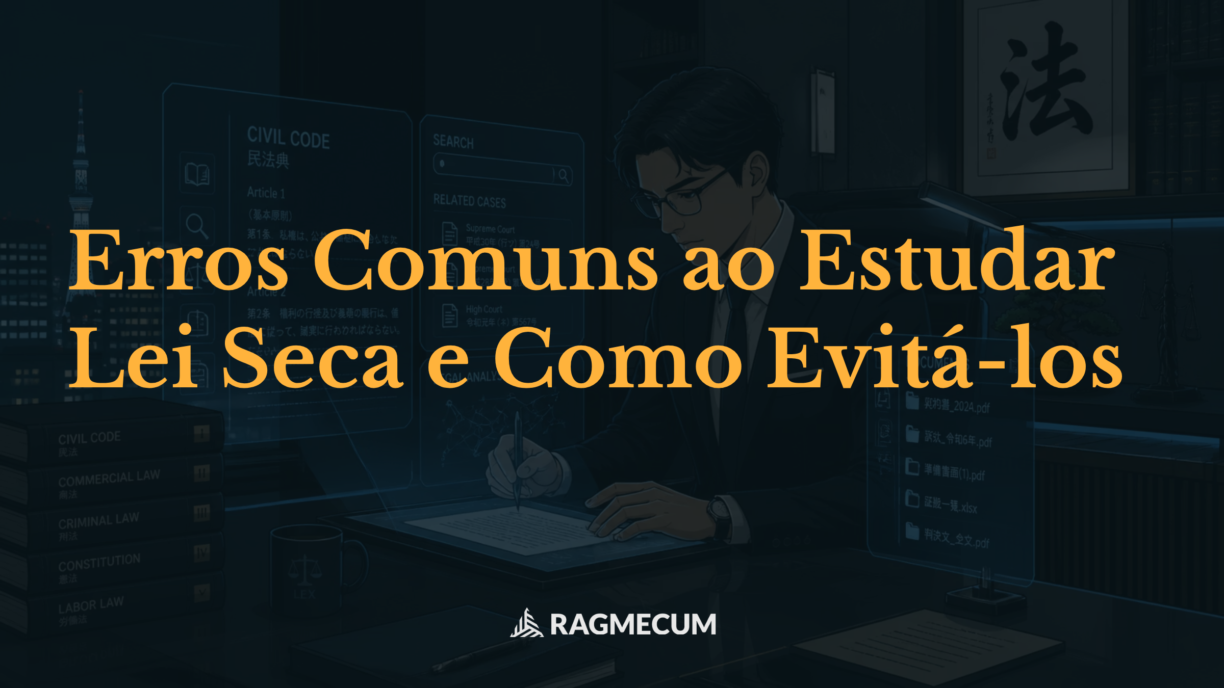 Erros Comuns ao Estudar Lei Seca e Como Evitá-los
