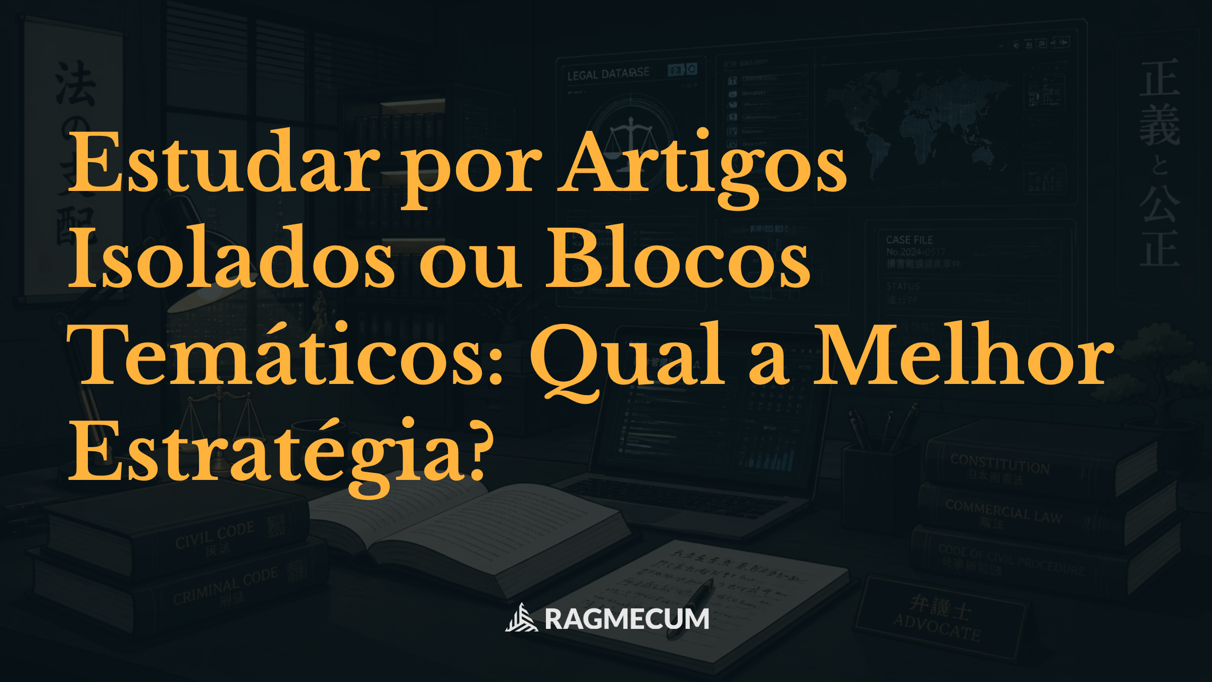 Estudar por Artigos Isolados ou Blocos Temáticos: Qual a Melhor Estratégia?