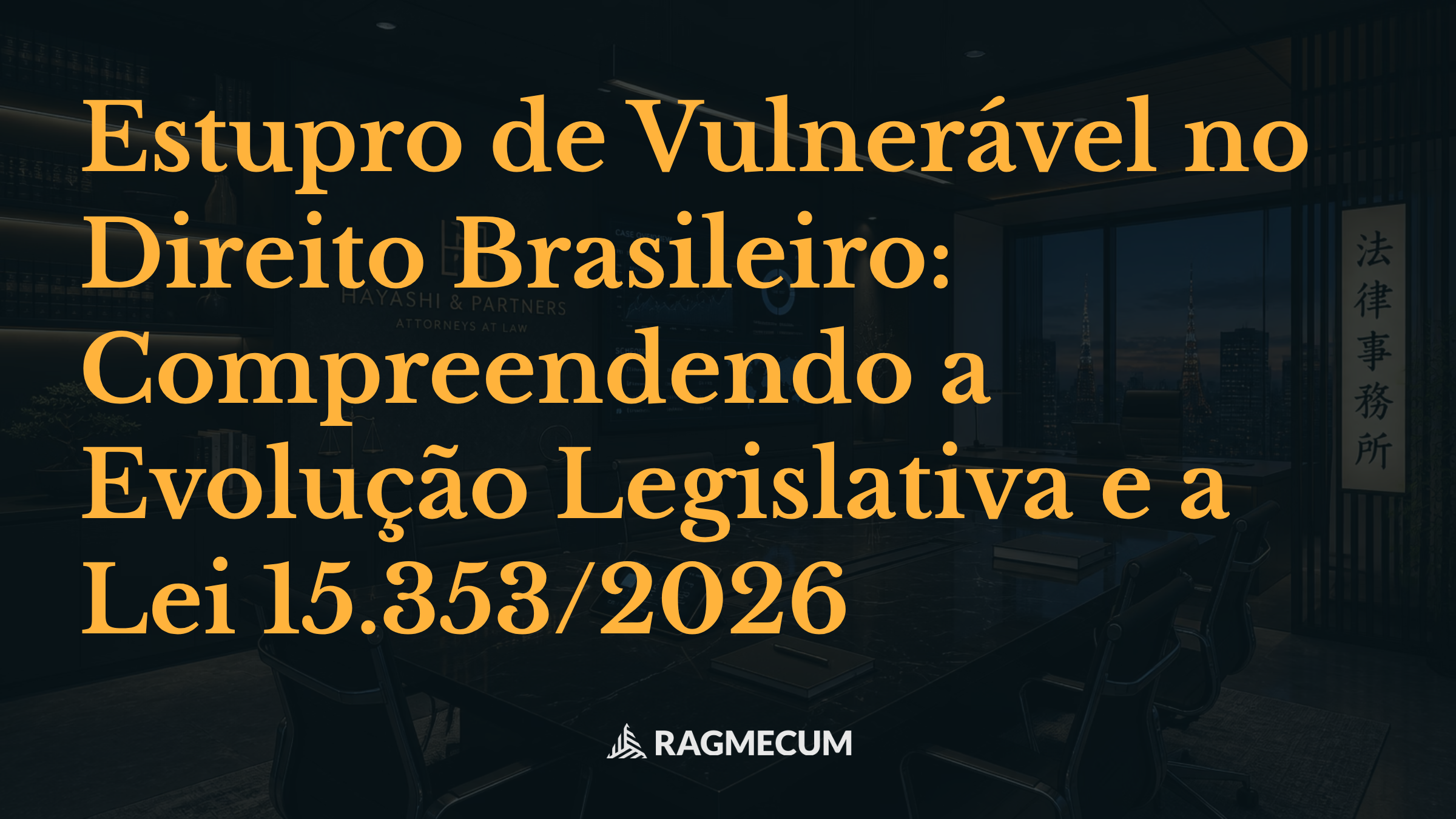 Estupro de Vulnerável no Direito Brasileiro: Compreendendo a Evolução Legislativa e a Lei 15.353/2026