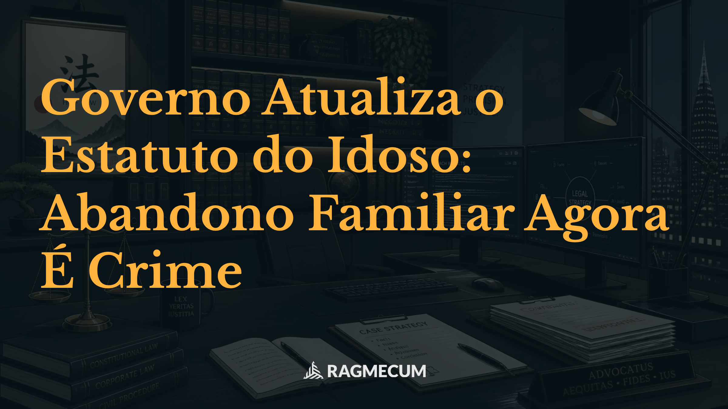 Governo Atualiza o Estatuto do Idoso: Abandono Familiar Agora É Crime