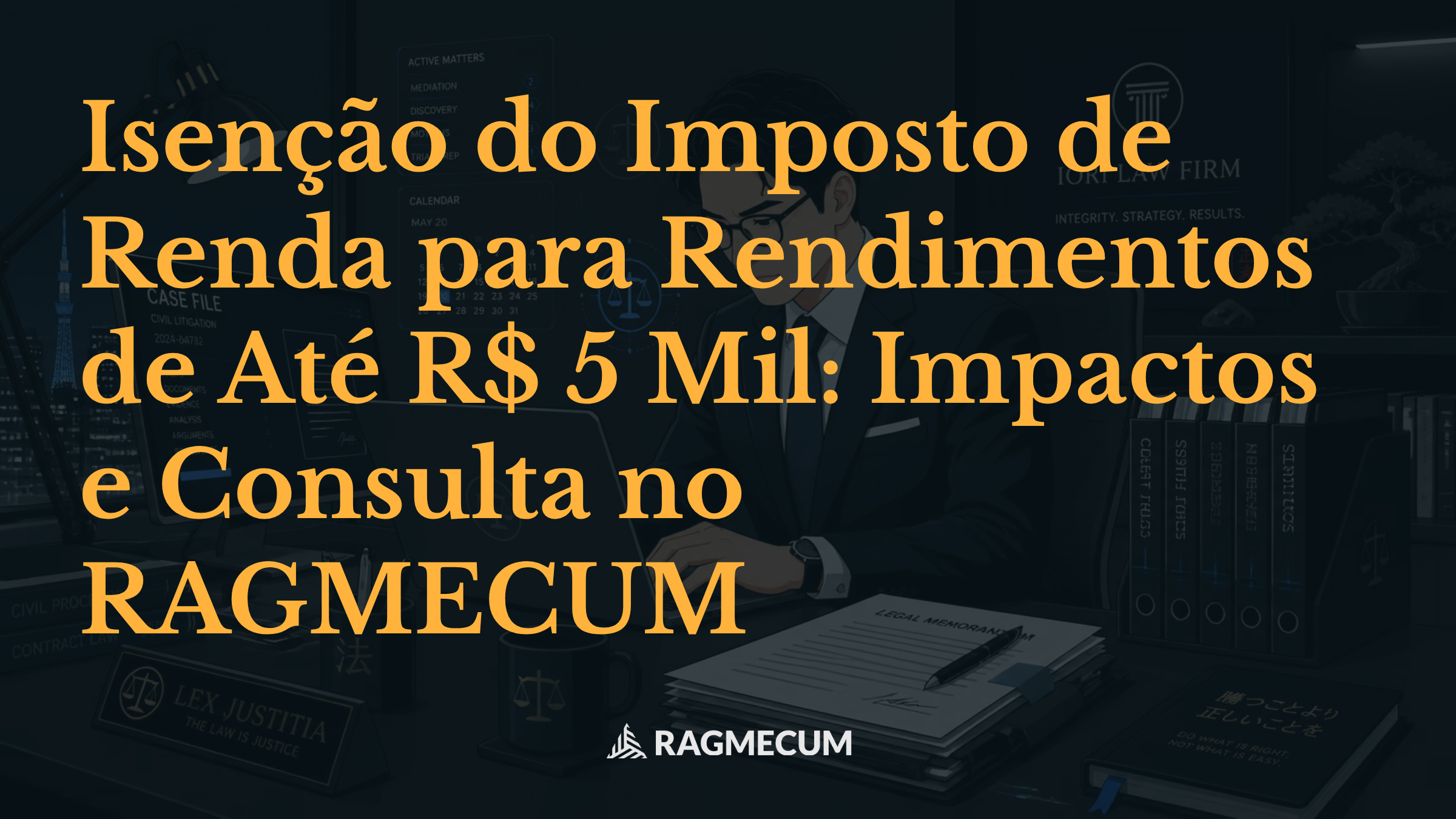Isenção do Imposto de Renda para Rendimentos de Até R$ 5 Mil: Impactos e Consulta no RAGMECUM