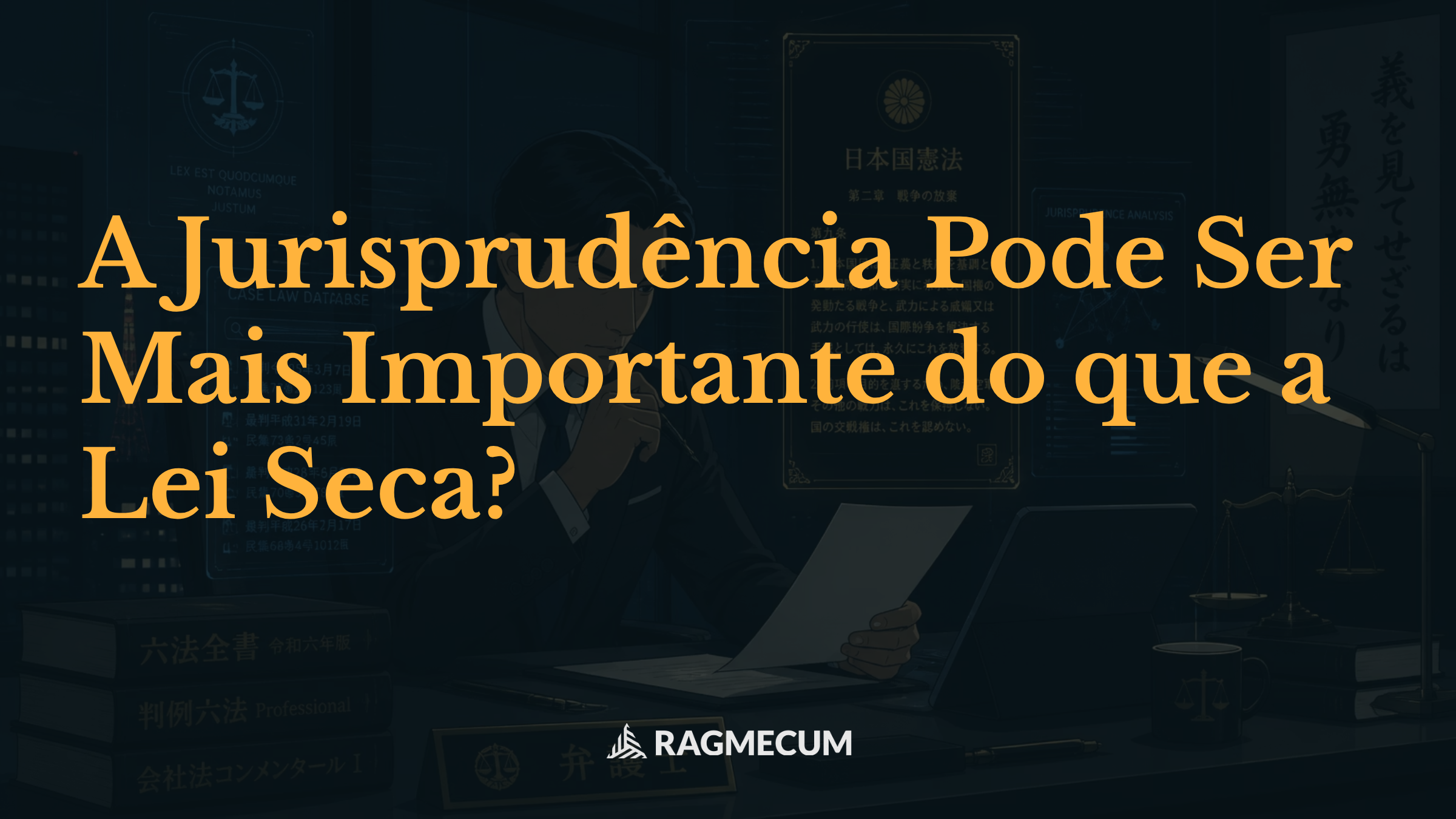 A Jurisprudência Pode Ser Mais Importante do que a Lei Seca?
