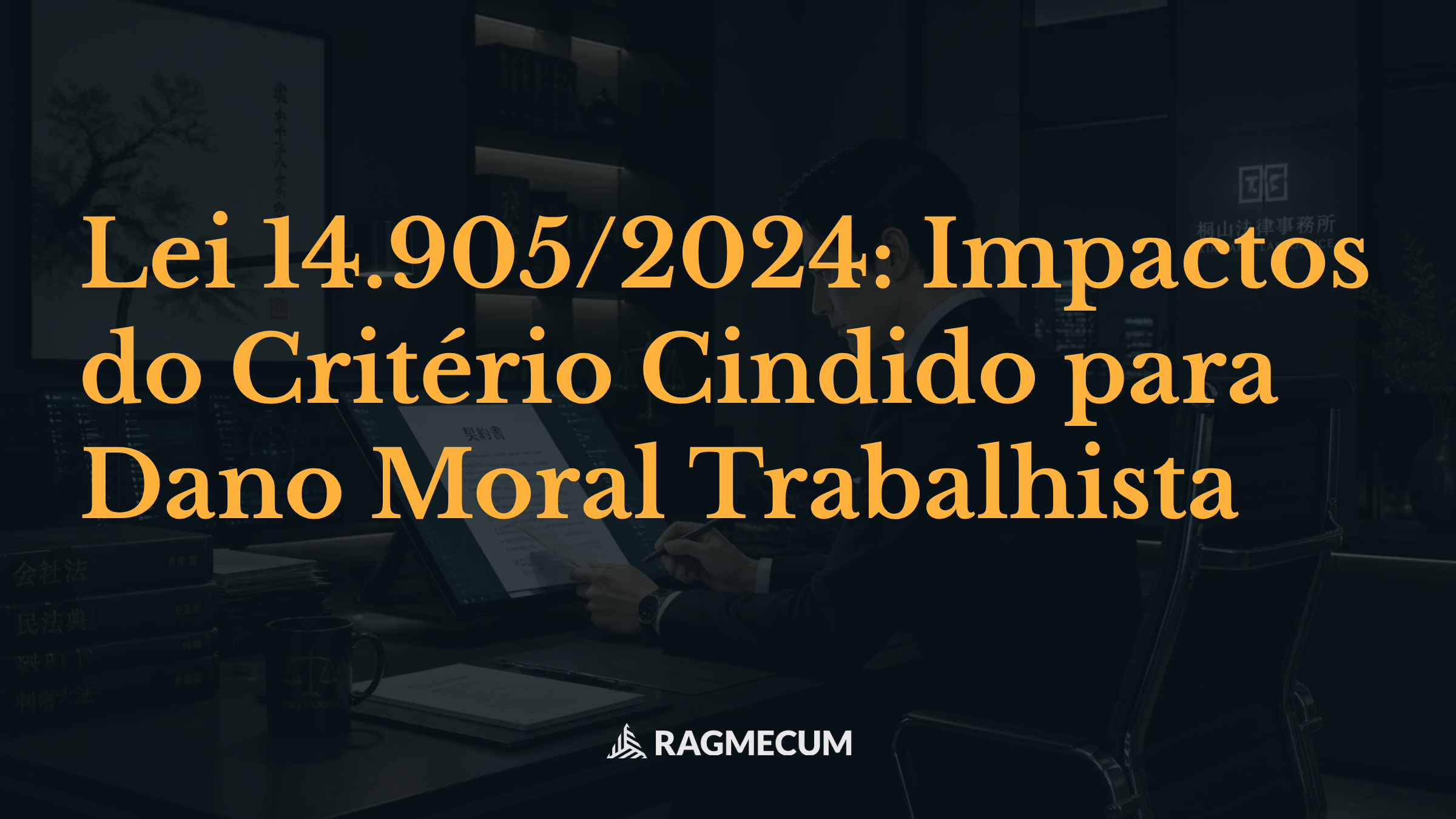 Lei 14.905/2024: Impactos do Critério Cindido para Dano Moral Trabalhista
