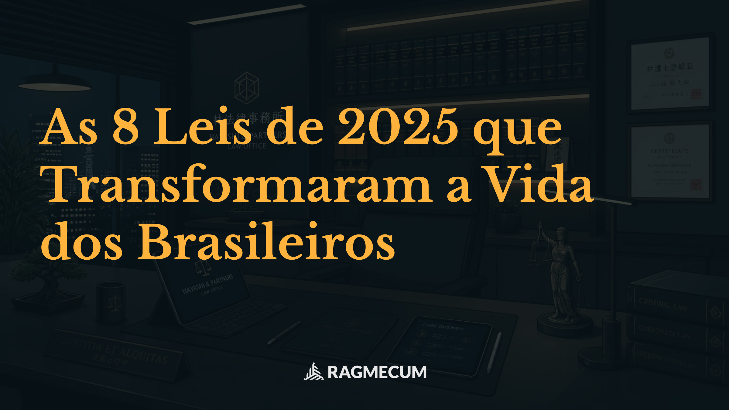 As 8 Leis de 2025 que Transformaram a Vida dos Brasileiros
