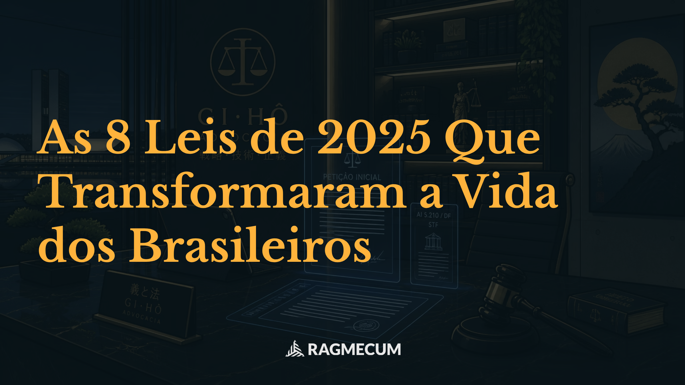 As 8 Leis de 2025 Que Transformaram a Vida dos Brasileiros