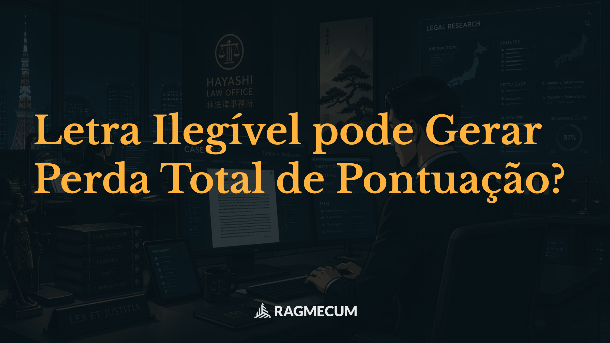 Letra Ilegível pode Gerar Perda Total de Pontuação?