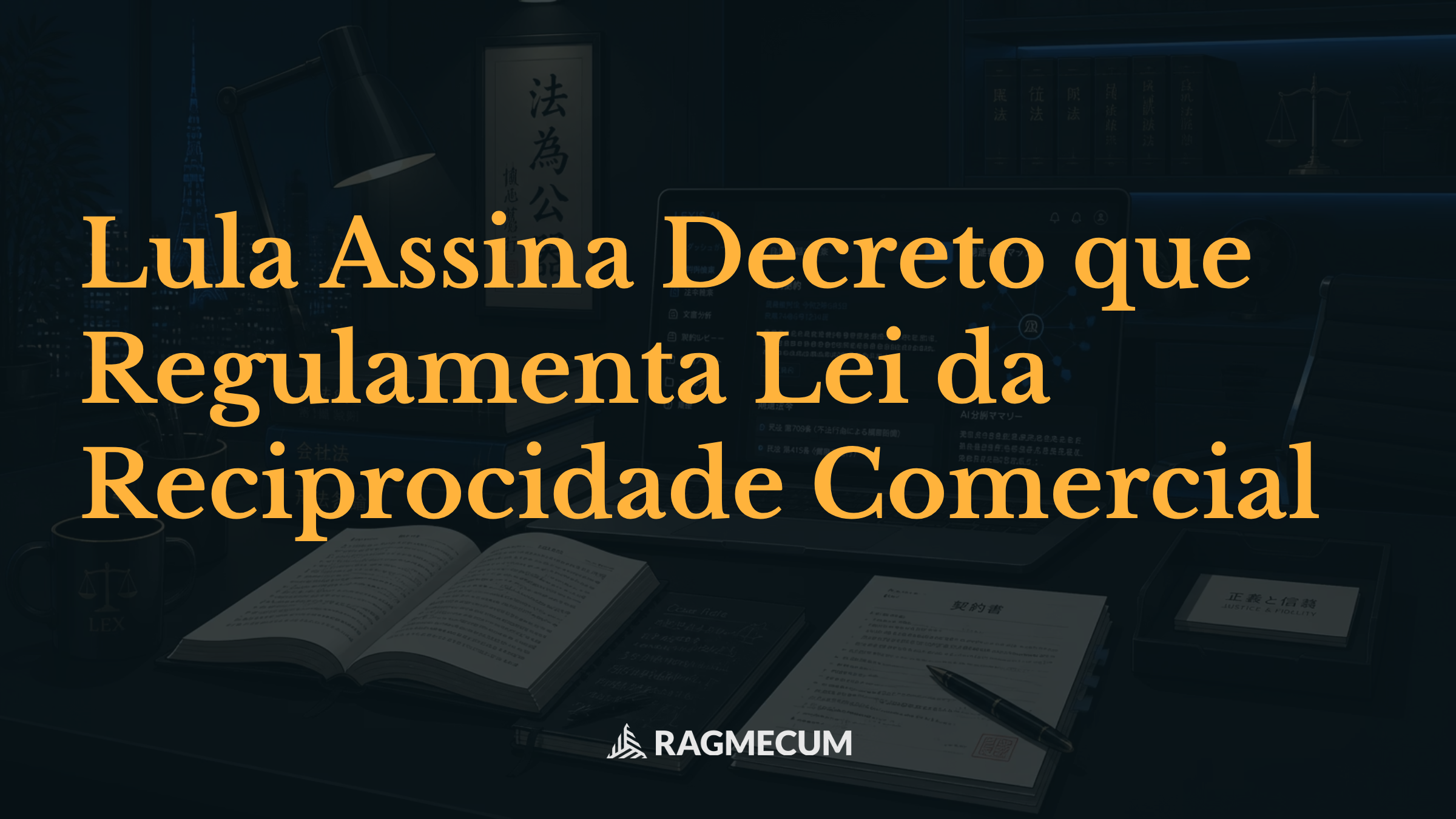 Lula Assina Decreto que Regulamenta Lei da Reciprocidade Comercial