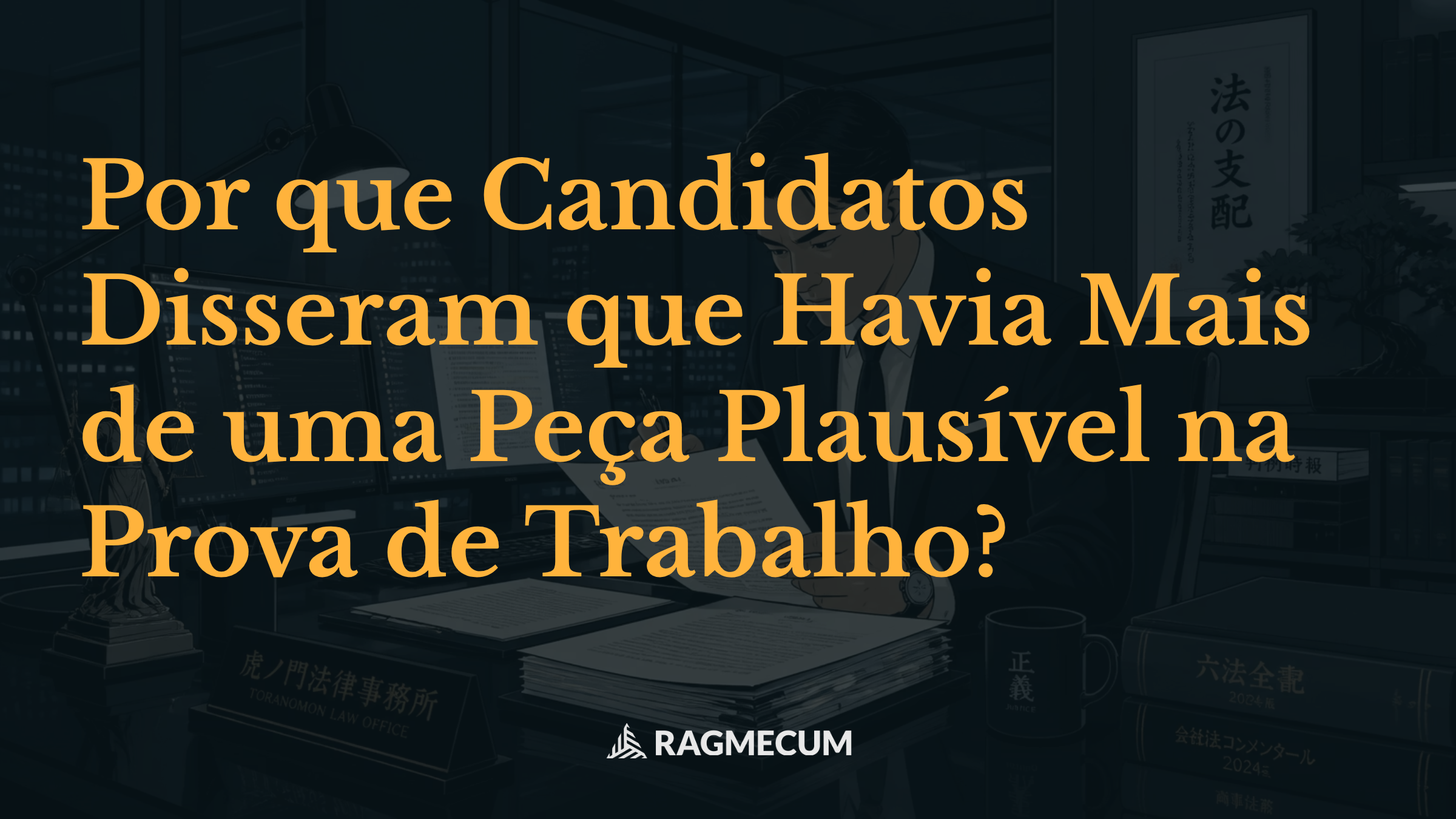 Por que Candidatos Disseram que Havia Mais de uma Peça Plausível na Prova de Trabalho?