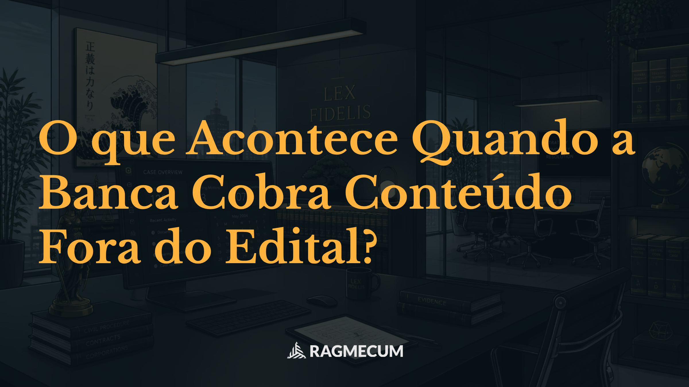 O que Acontece Quando a Banca Cobra Conteúdo Fora do Edital?