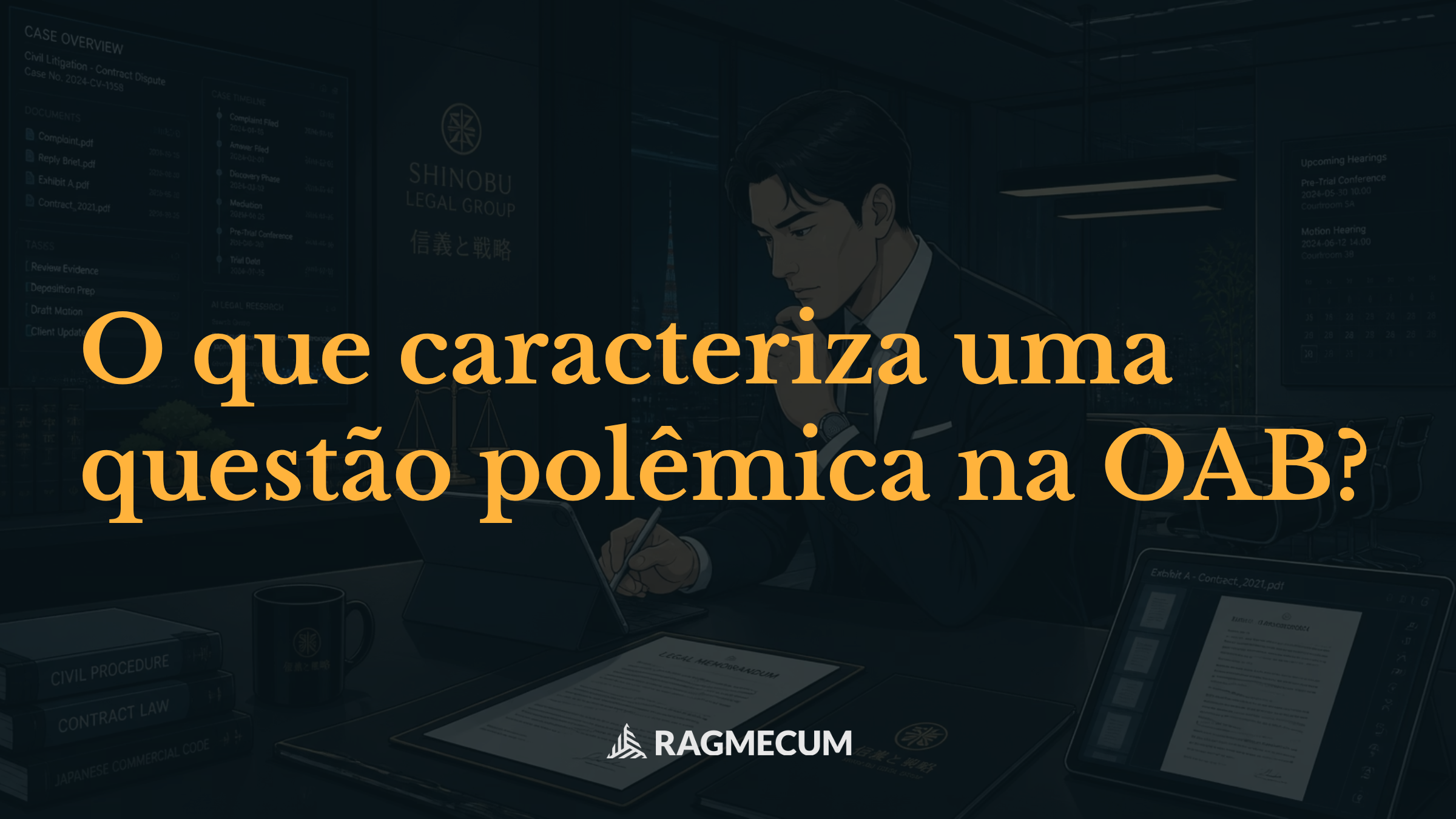 O que caracteriza uma questão polêmica na OAB?