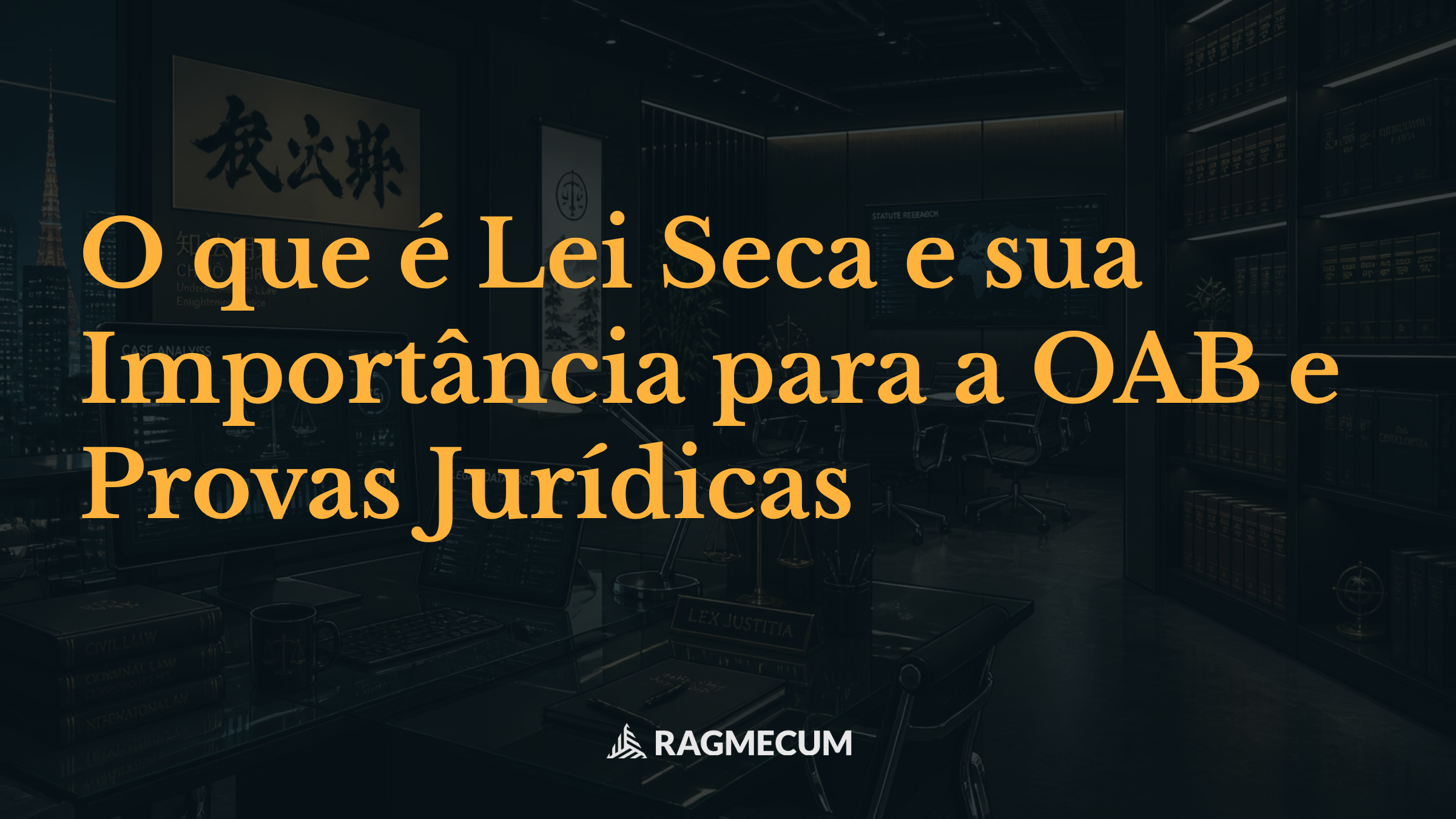 O que é Lei Seca e sua Importância para a OAB e Provas Jurídicas