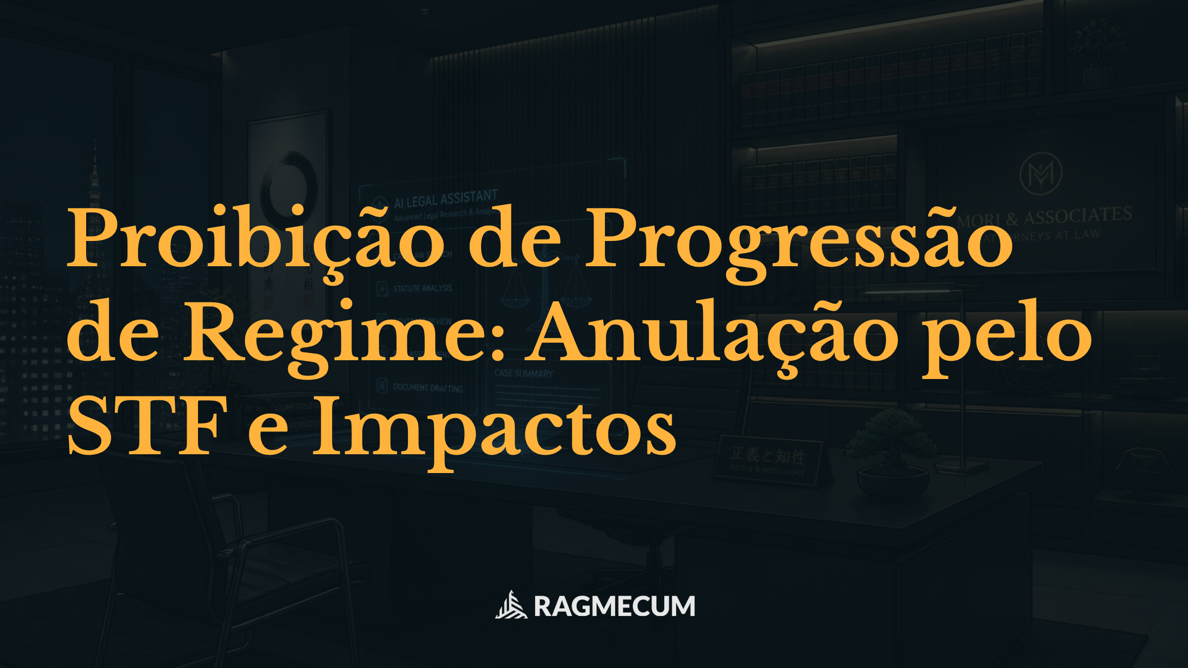 Proibição de Progressão de Regime: Anulação pelo STF e Impactos