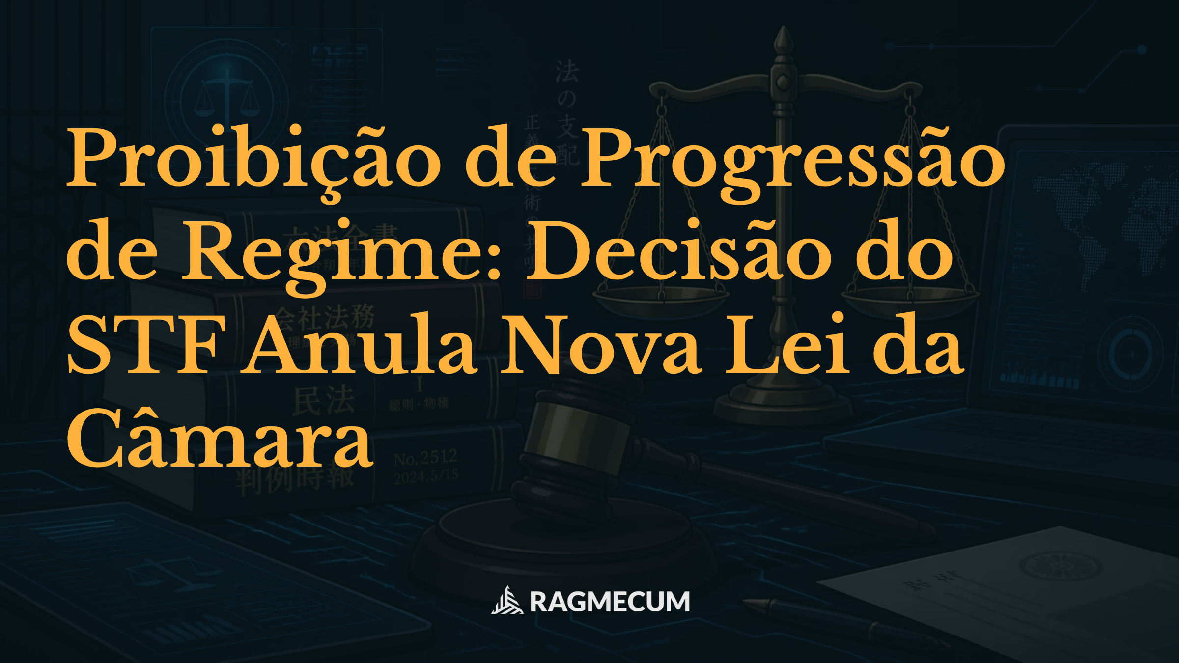 Proibição de Progressão de Regime: Decisão do STF Anula Nova Lei da Câmara