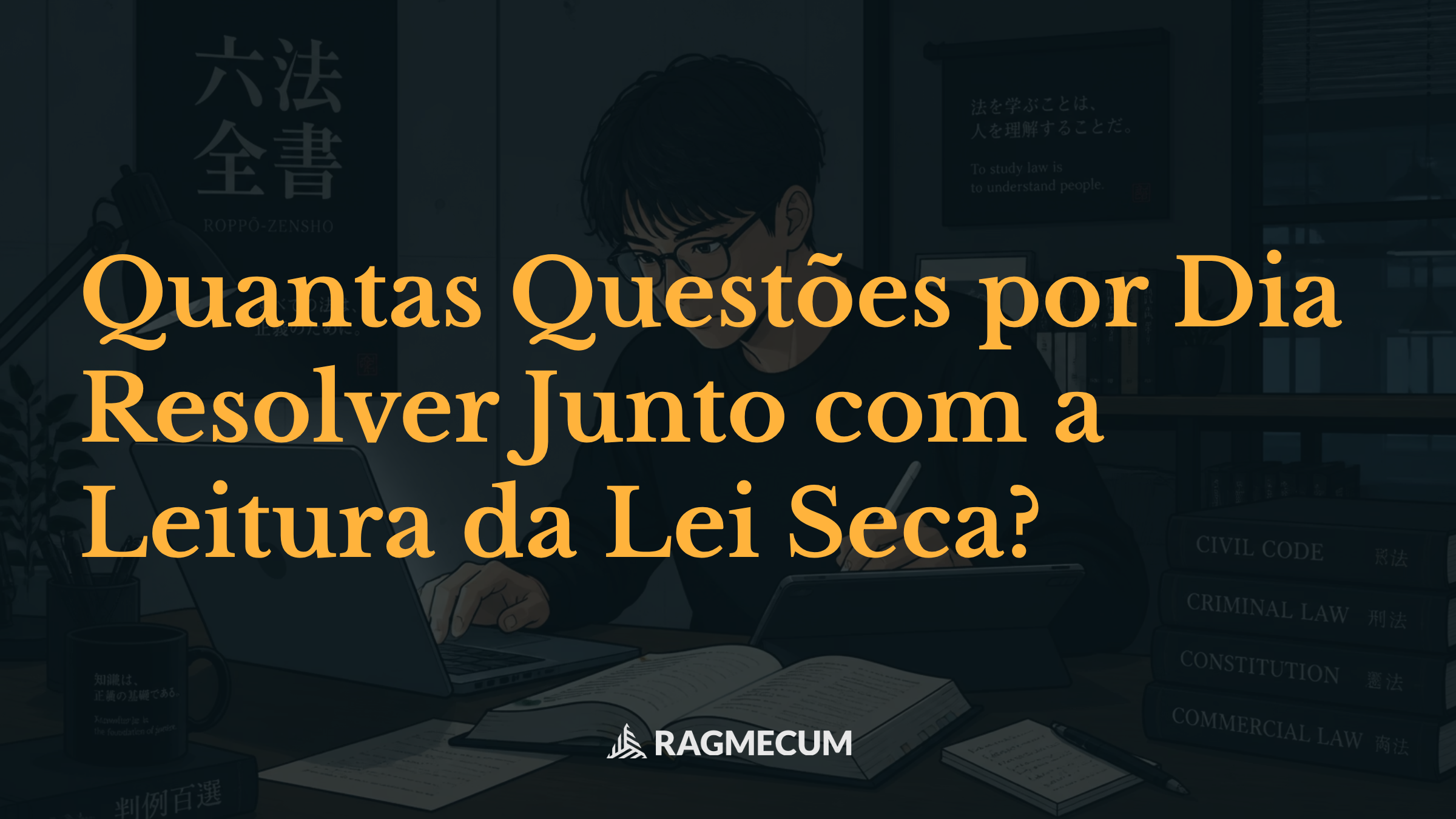 Quantas Questões por Dia Resolver Junto com a Leitura da Lei Seca?