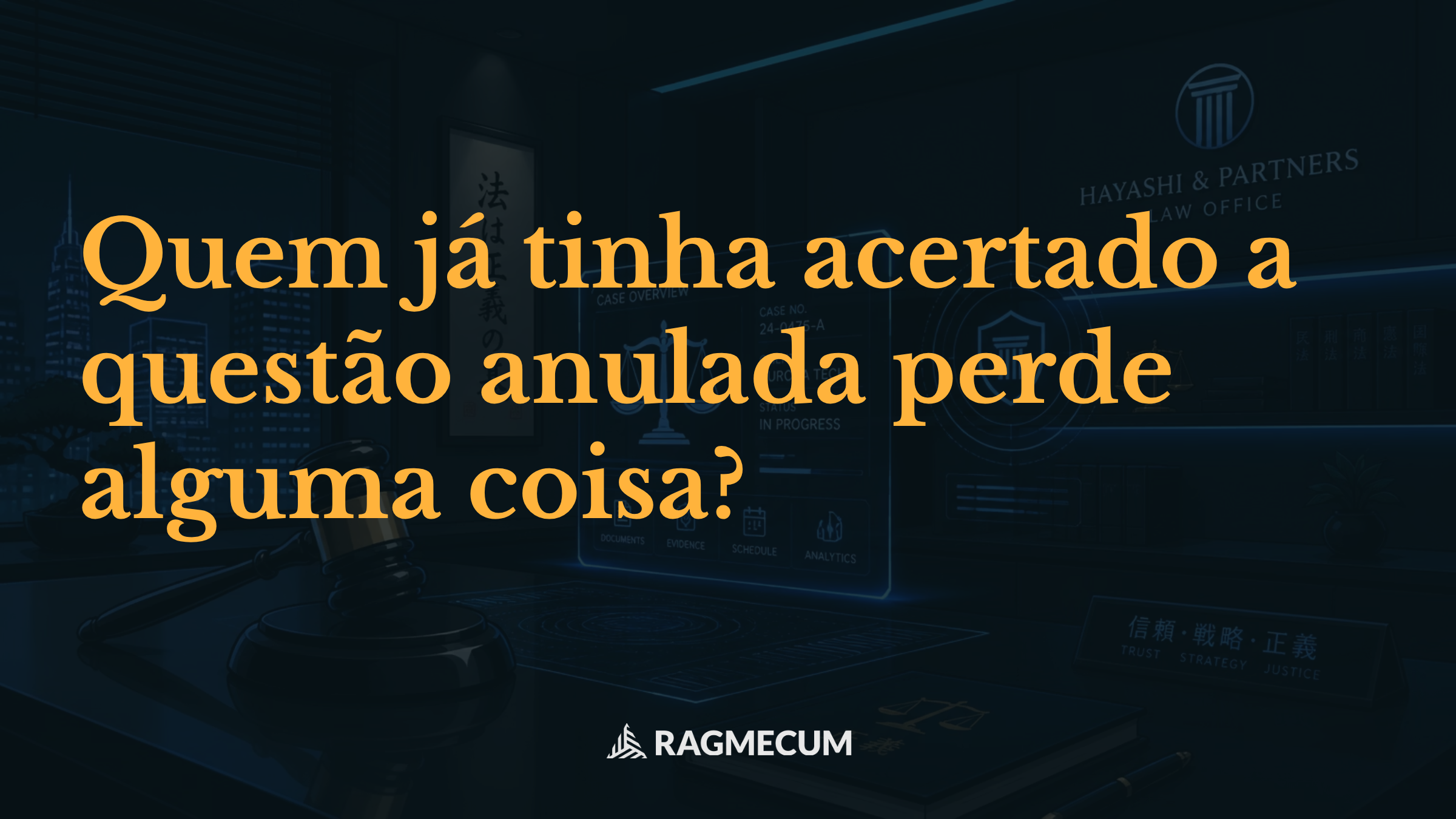 Quem já tinha acertado a questão anulada perde alguma coisa?