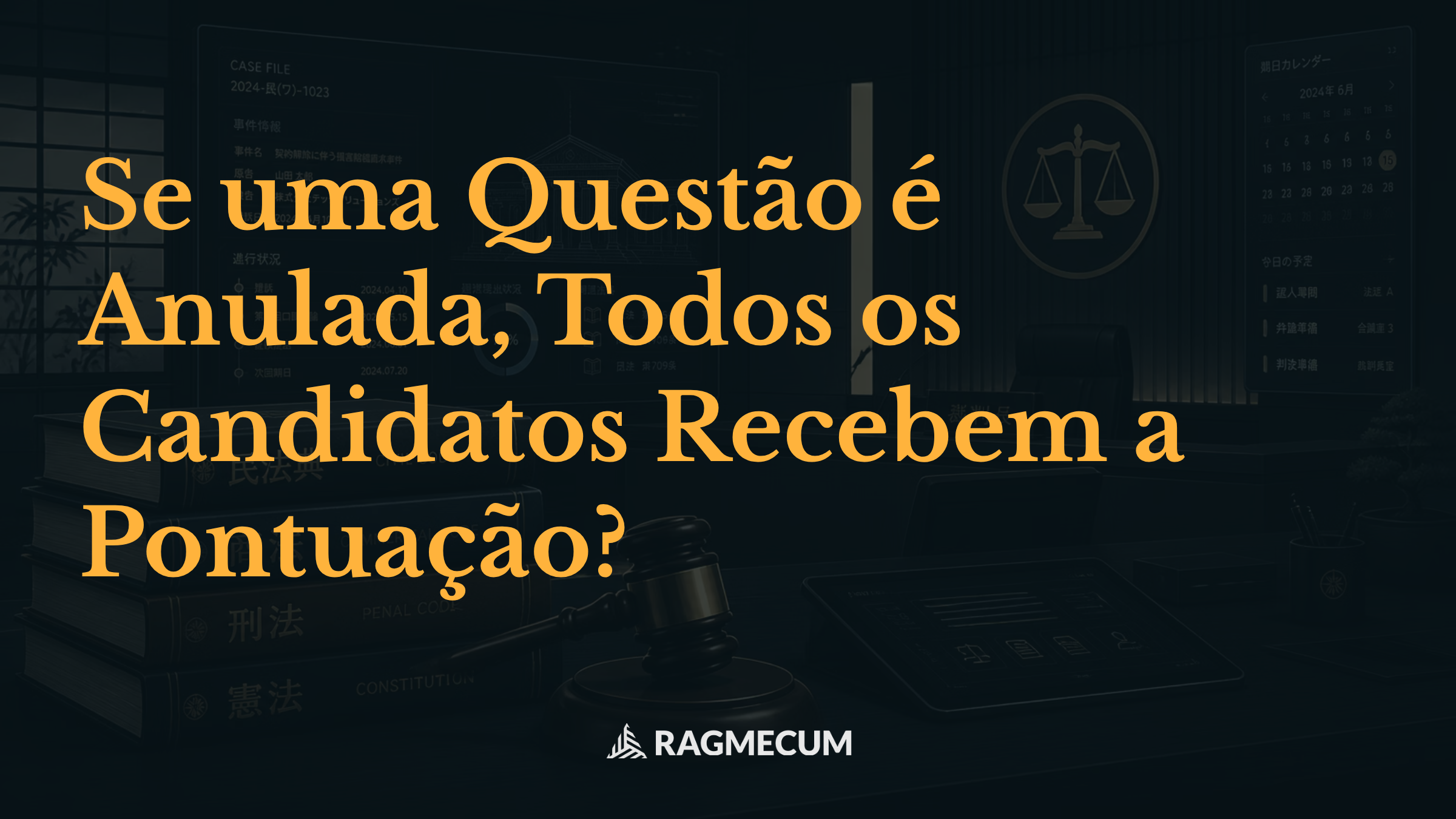 Se uma Questão é Anulada, Todos os Candidatos Recebem a Pontuação?