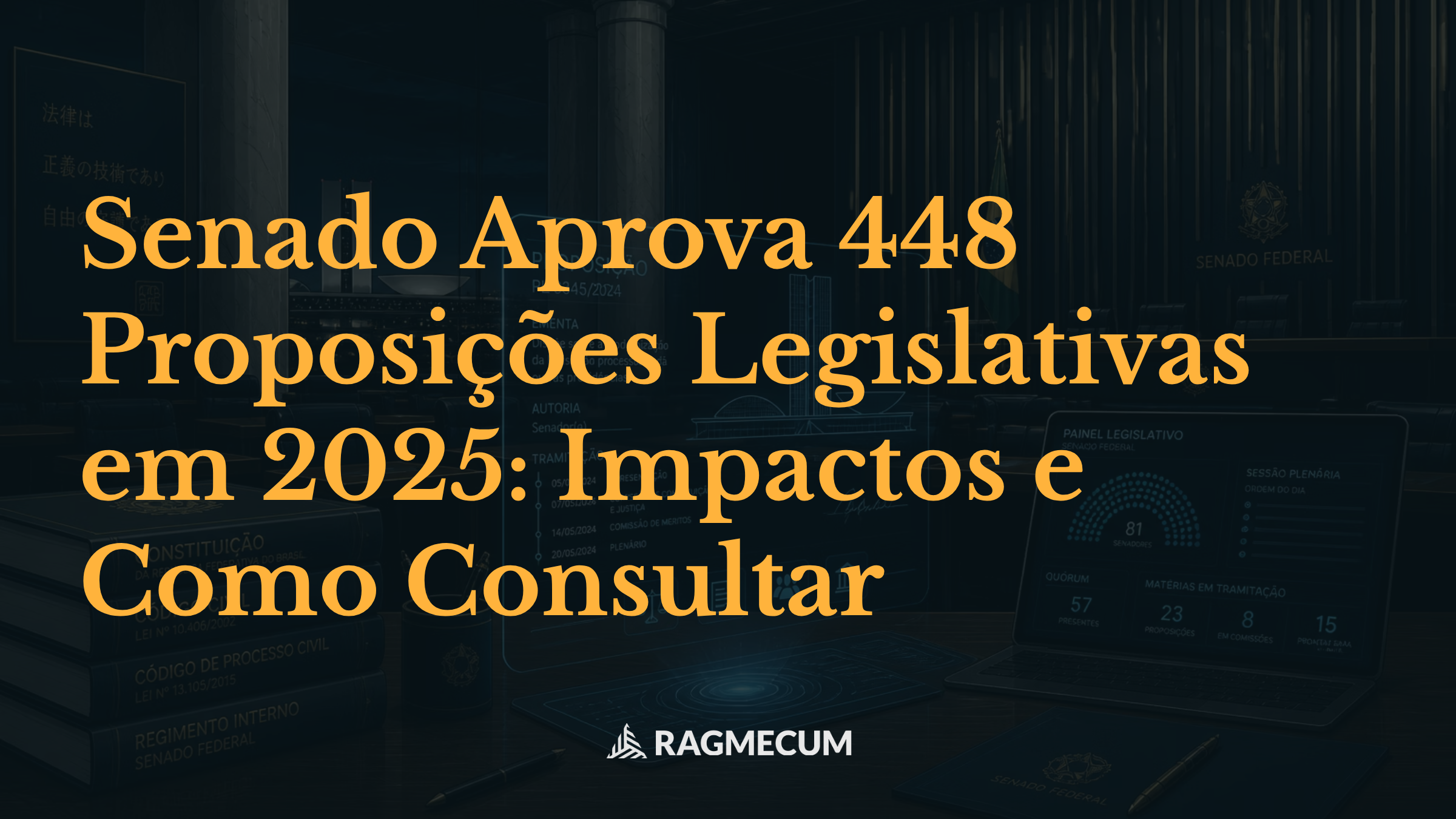 Senado Aprova 448 Proposições Legislativas em 2025: Impactos e Como Consultar