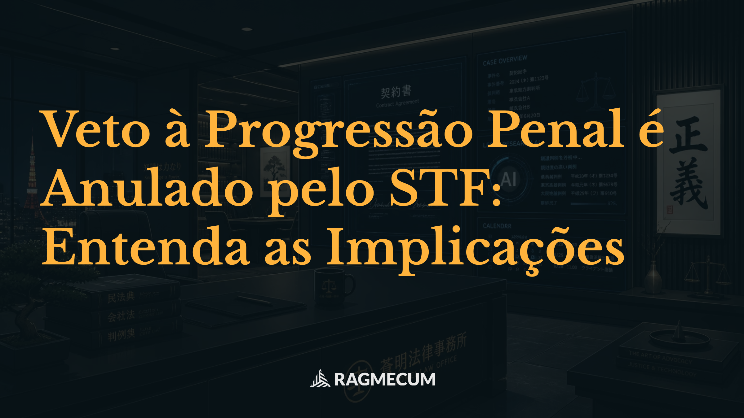 Veto à Progressão Penal é Anulado pelo STF: Entenda as Implicações